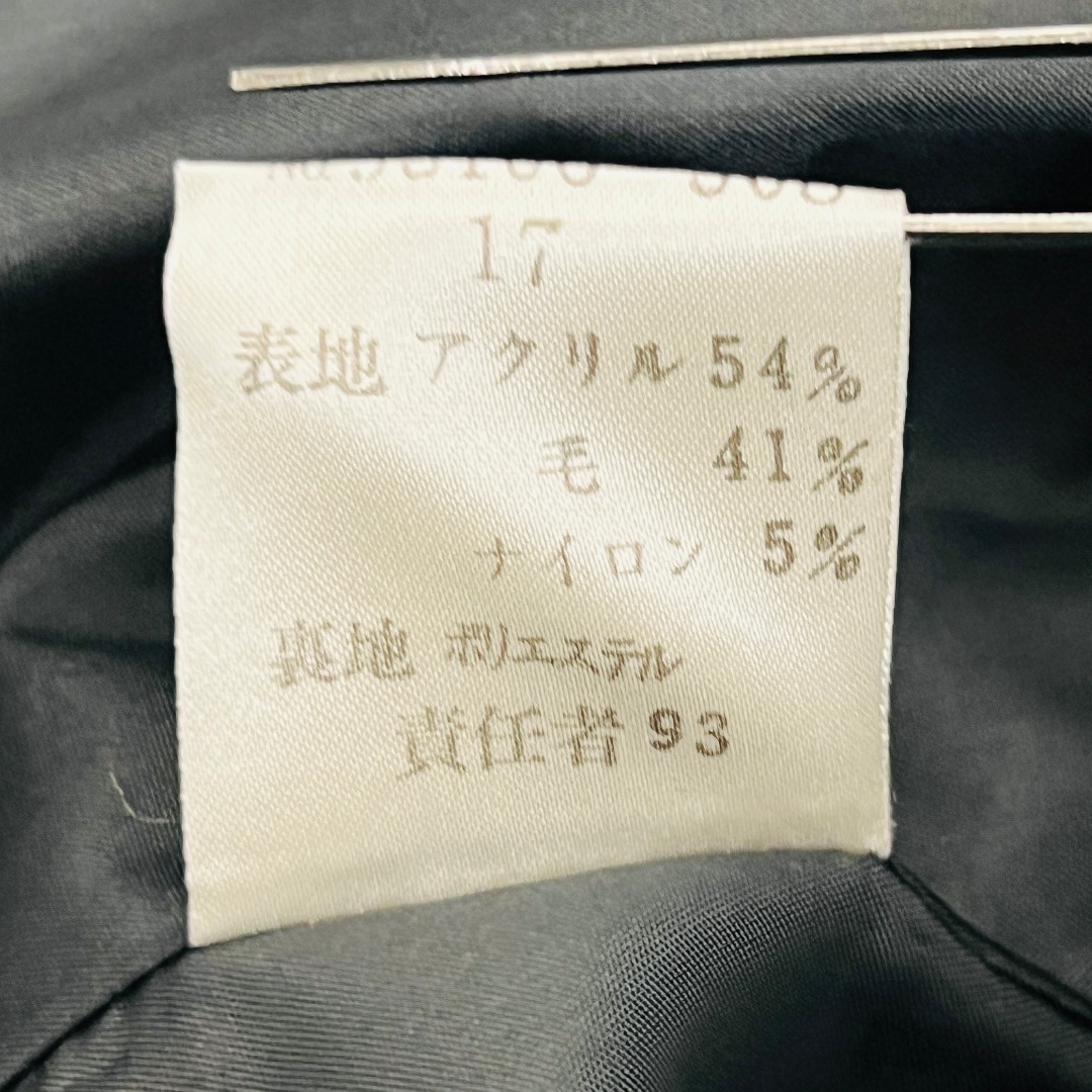 ノーカラージャケット ツィード ブローチボタン ショート丈 レトロ XL~XXL レディースのジャケット/アウター(ノーカラージャケット)の商品写真