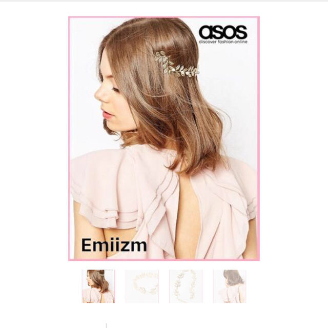 asos(エイソス)のバックカチューシャ レディースのヘアアクセサリー(カチューシャ)の商品写真