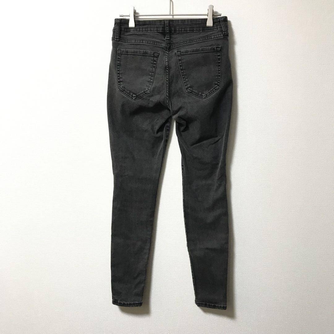 GAP(ギャップ)のGAP スキニーデニム 26 SHORT 黒 S相当 ストレッチ 細見え レディースのパンツ(デニム/ジーンズ)の商品写真