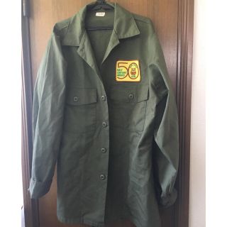 US ARMY ミリタリー シャツ 古着 used(ミリタリージャケット)