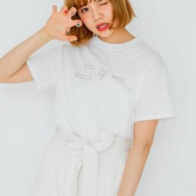 merry jenny(メリージェニー)のニャーTシャツ レディースのトップス(Tシャツ(半袖/袖なし))の商品写真