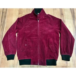 レトロヴィンテージ ワインレッド コーデュロイ スウィングトップ ハリントン