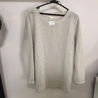 エイチアンドエム(H&M)の新品♡H&M メランジ？カットソー春＆梅雨にも♡(カットソー(長袖/七分))