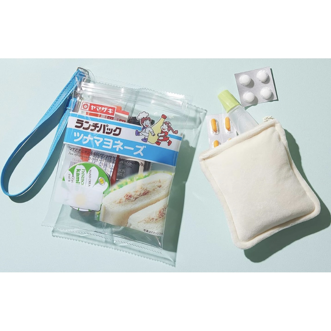 山崎製パン(ヤマザキセイパン)のヤマザキ ランチパック ほんものみたいなダブルポーチ ツナマヨネーズ エンタメ/ホビーのおもちゃ/ぬいぐるみ(キャラクターグッズ)の商品写真