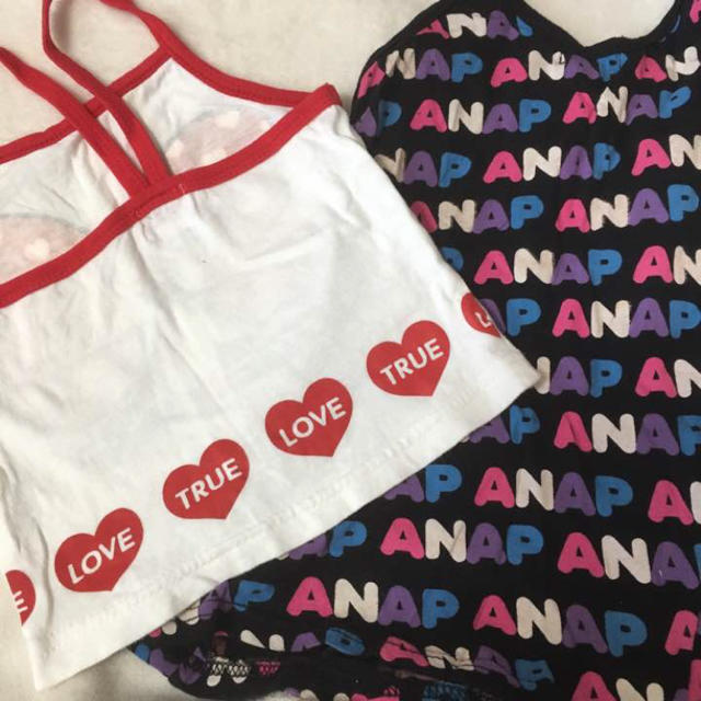 ANAP Kids(アナップキッズ)のanapkidsセット キッズ/ベビー/マタニティのキッズ服女の子用(90cm~)(Tシャツ/カットソー)の商品写真