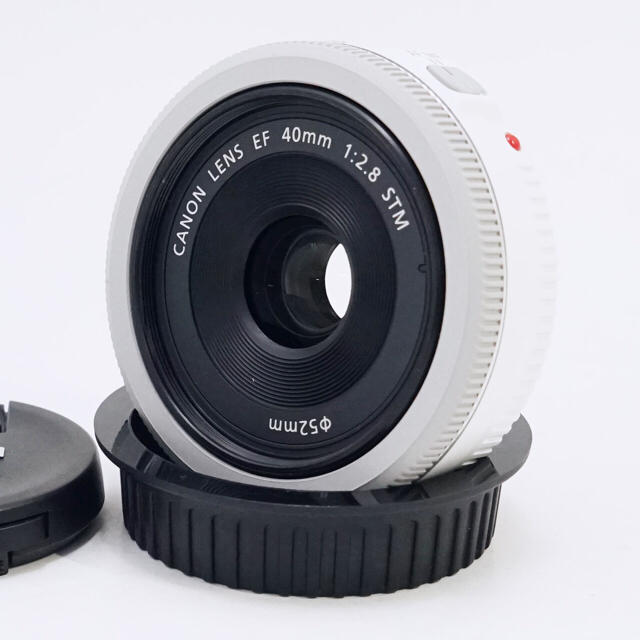 新素材新作 ❤️単焦点レンズに挑戦❤️Canon ホワイト STM 40mm EF キャノン レンズ(単焦点)