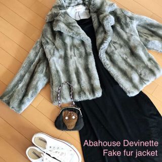 アバハウスドゥヴィネット(Abahouse Devinette)の【専用】Abahouse Devinette フェイクファー・ジャケット(その他)