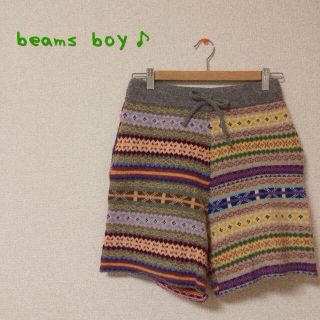 ビームスボーイ(BEAMS BOY)のビームスボーイ＊ニットパンツ(ショートパンツ)