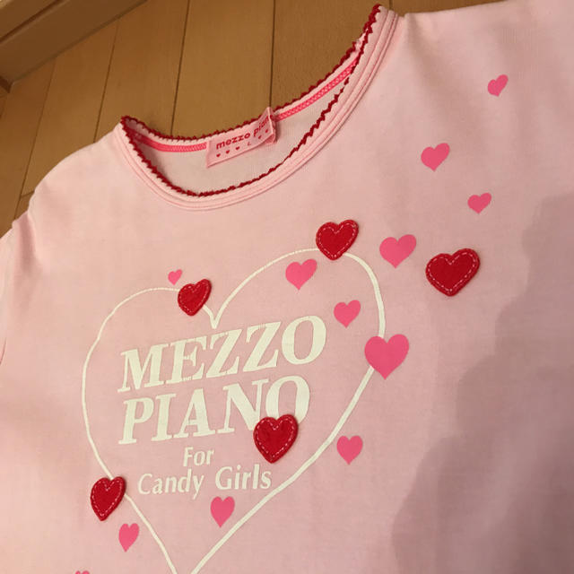 mezzo piano junior(メゾピアノジュニア)のmezzo pianoのＴシャツ〔Jr.L、160size〕 キッズ/ベビー/マタニティのキッズ服女の子用(90cm~)(Tシャツ/カットソー)の商品写真