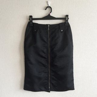 エポカ(EPOCA)のエポカ♡黒色ジップ膝丈スカート(ひざ丈スカート)