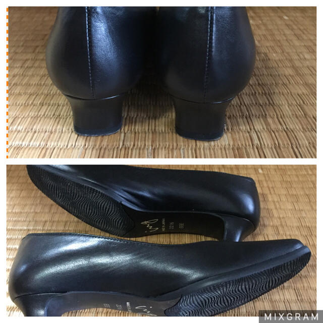 ing(イング)のing☆パンプス 黒 22.5EEE レディースの靴/シューズ(ハイヒール/パンプス)の商品写真