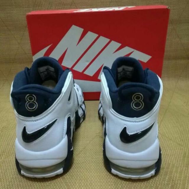 モアテン・NIKE AIR MORE UPTEMPO青白26.5センチの通販 by 泉's モアテン・NIKE AIR MORE UPTEMPO青白26.5センチの通販 by 泉's