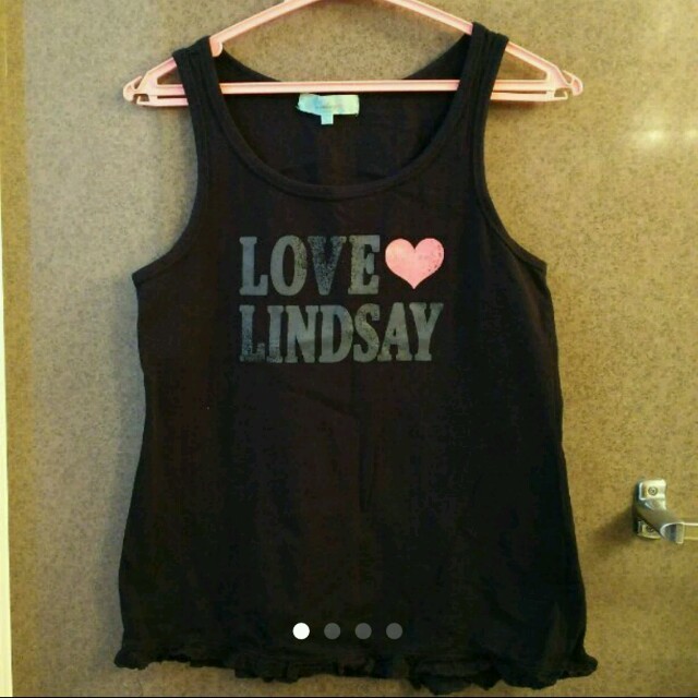 Lindsay(リンジィ)のLindsay☆タンクトップ キッズ/ベビー/マタニティのキッズ服女の子用(90cm~)(Tシャツ/カットソー)の商品写真