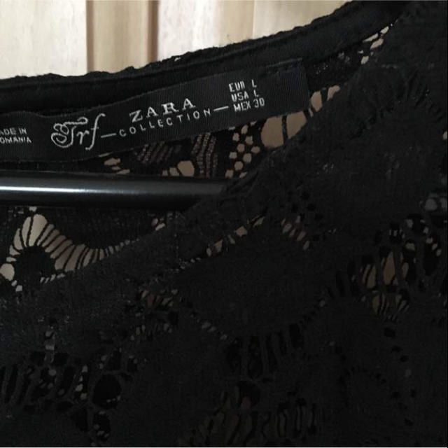 ZARA(ザラ)の総レース トップス レディースのトップス(シャツ/ブラウス(半袖/袖なし))の商品写真