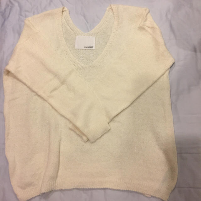 room306 CONTEMPORARY(ルームサンマルロクコンテンポラリー)のroom306contemporary Light V-neck Knit レディースのトップス(ニット/セーター)の商品写真