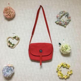 マリメッコ(marimekko)のmarimekko❤︎ショルダーバッグ❤︎レッド(ショルダーバッグ)