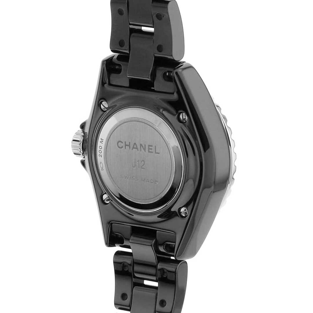 CHANEL(シャネル)のシャネル J12 黒セラミック H5695 レディース 中古 腕時計 レディースのファッション小物(腕時計)の商品写真