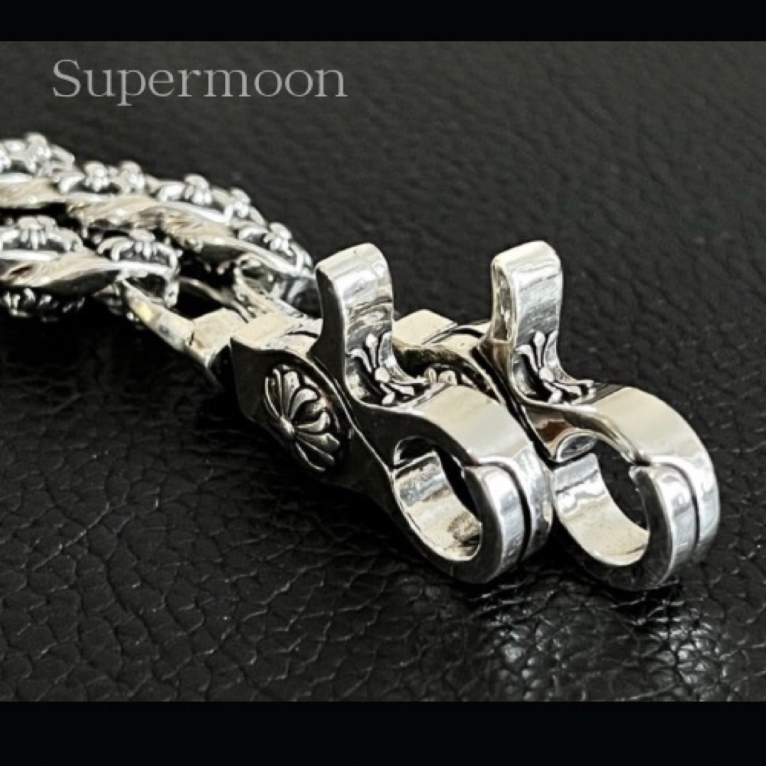 【高品質】メンズ ウォレットチェーン シルバー925 コーティング メンズのファッション小物(ウォレットチェーン)の商品写真