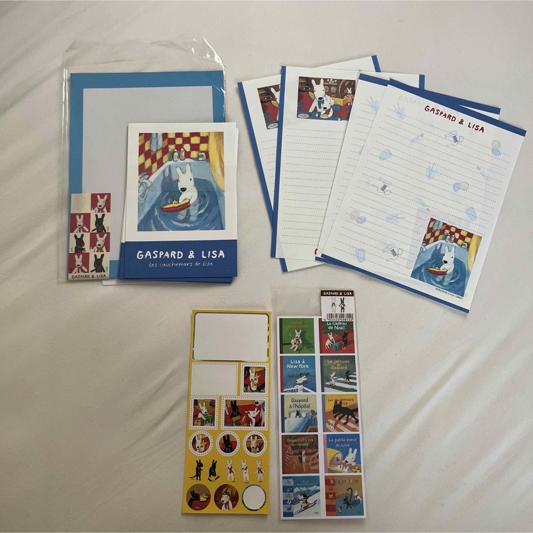 【匿名配送】リサとガスパール★レターセット★シール★ステッカー★まとめ売り インテリア/住まい/日用品の文房具(シール)の商品写真