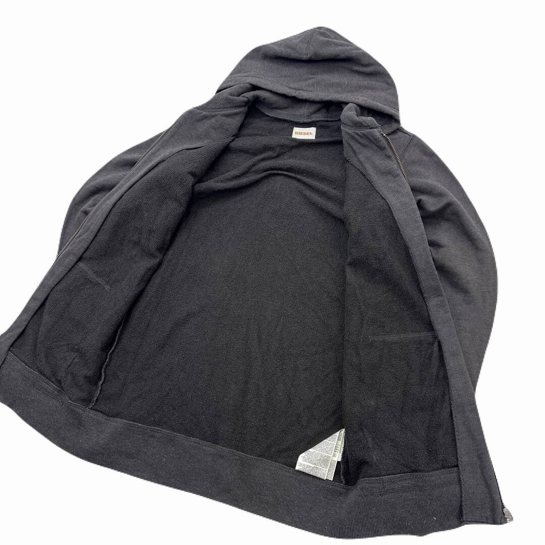 DIESEL(ディーゼル)のディーゼル スウェット パーカー トレーナー チャコールグレー  メンズ Mサイズ グラフィック DIESEL メンズのトップス(パーカー)の商品写真