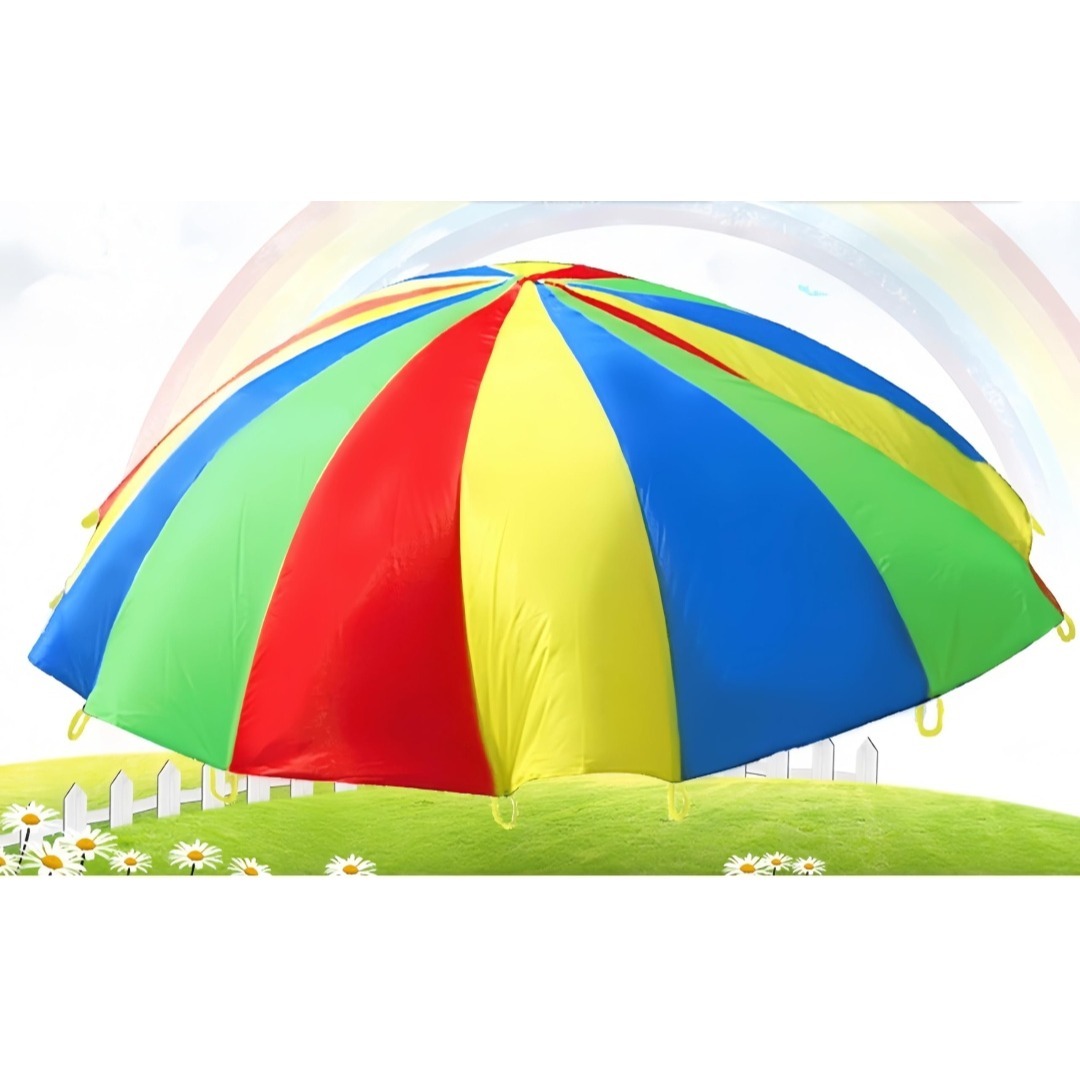 【在庫セール】プレイパラシュート バルーン カラフル 運動会 イベント 室内 室 インテリア/住まい/日用品のインテリア/住まい/日用品 その他(その他)の商品写真