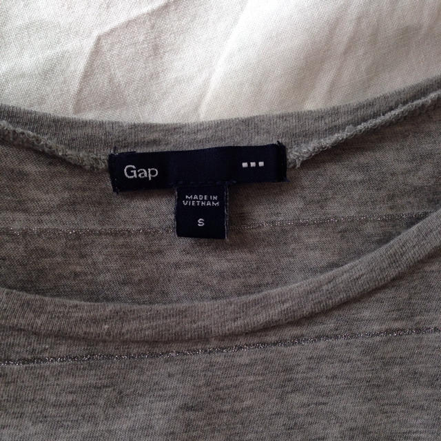 GAP(ギャップ)のGAP☆キラキラボーダーTシャツ レディースのトップス(Tシャツ(長袖/七分))の商品写真