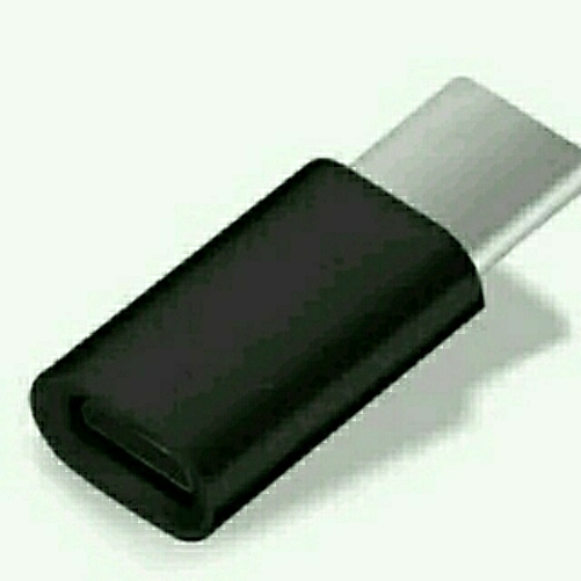 2個　USB TypeCアダプタ 　Micro-B → Type-C タイプC スマホ/家電/カメラのスマートフォン/携帯電話(バッテリー/充電器)の商品写真