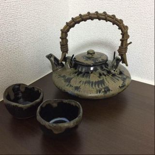 【新品未使用】薩摩焼 稲代川焼 くろじょか(陶芸)