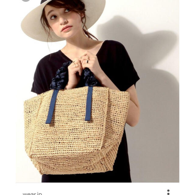 LUDLOWラフィアグレープハンドルバッグ LUDLOWラフィアグレープハンドルバッグ