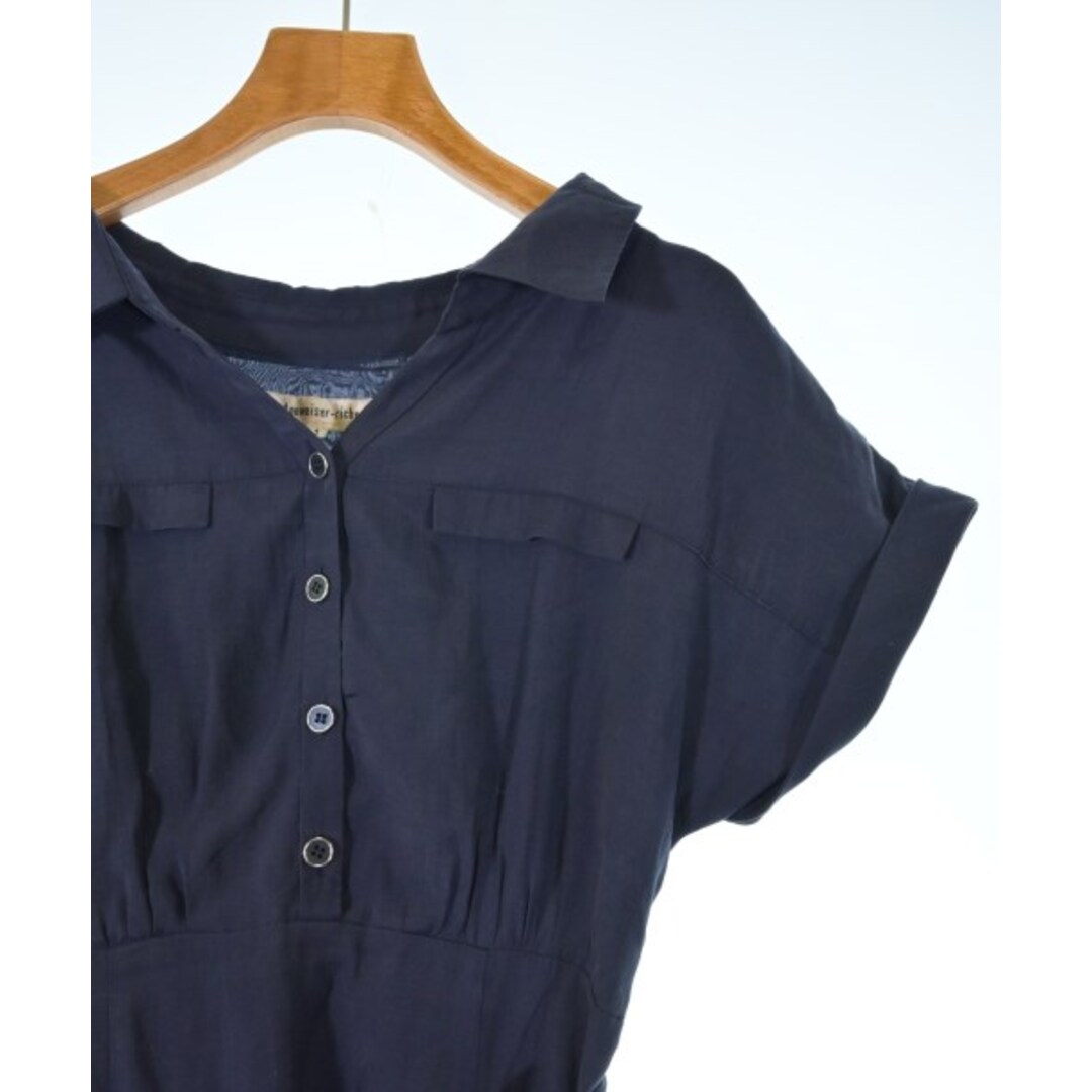 Apuweiser-riche(アプワイザーリッシェ)のApuweiser-riche アプワイザーリッシェ ワンピース S 紺 【古着】【中古】【送料無料】 レディースのワンピース(ひざ丈ワンピース)の商品写真