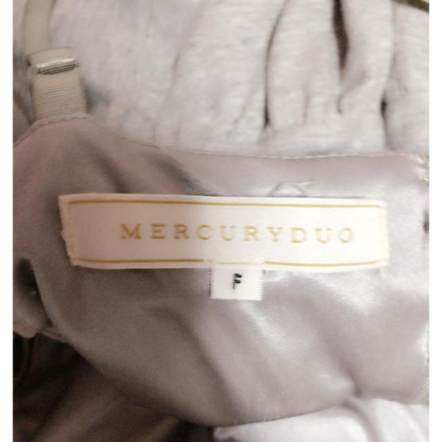 MERCURYDUO(マーキュリーデュオ)のMERCURYDUOバックりぼんワンピース レディースのワンピース(ミニワンピース)の商品写真