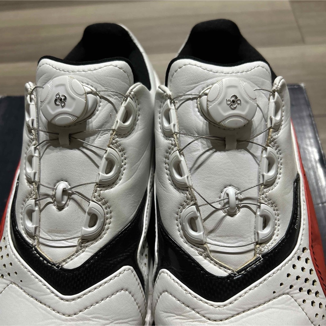 PUMA(プーマ)のPUMAゴルフシューズホワイト×オレンジPOWERVAMP18789702BOA スポーツ/アウトドアのゴルフ(シューズ)の商品写真