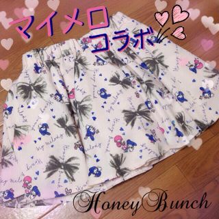 ハニーバンチ(Honey Bunch)の激レア☆新品未使用品 マイメロ柄♡スカート キュロット(ミニスカート)