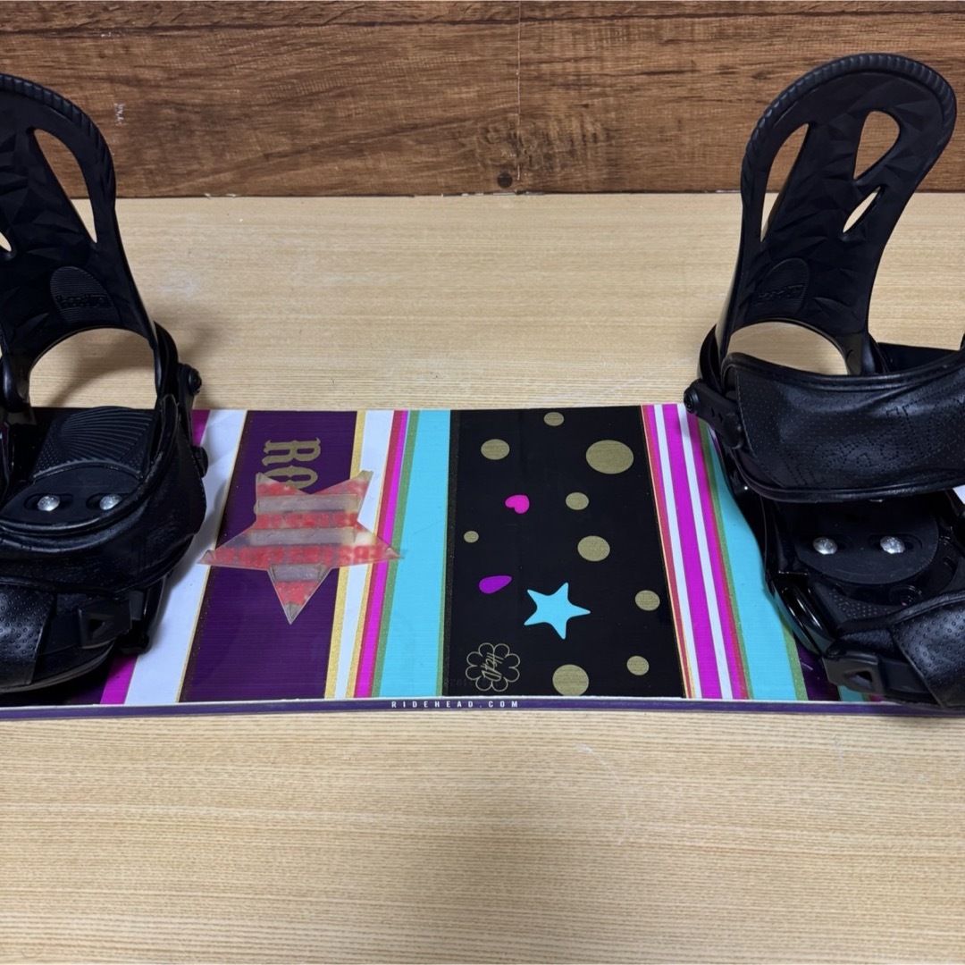 HEAD(ヘッド)のHEAD ヘッド　レディース　スノーボード　3点セット 142cm かわいい スポーツ/アウトドアのスノーボード(ボード)の商品写真