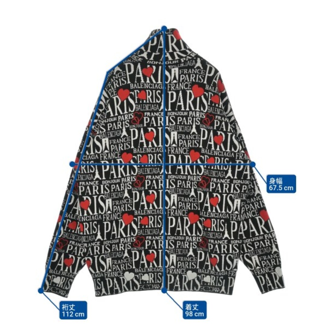 BALENCIAGA(バレンシアガ)のBALENCIAGA バレンシアガ ニット・セーター L 黒 【古着】【中古】【送料無料】 メンズのトップス(ニット/セーター)の商品写真