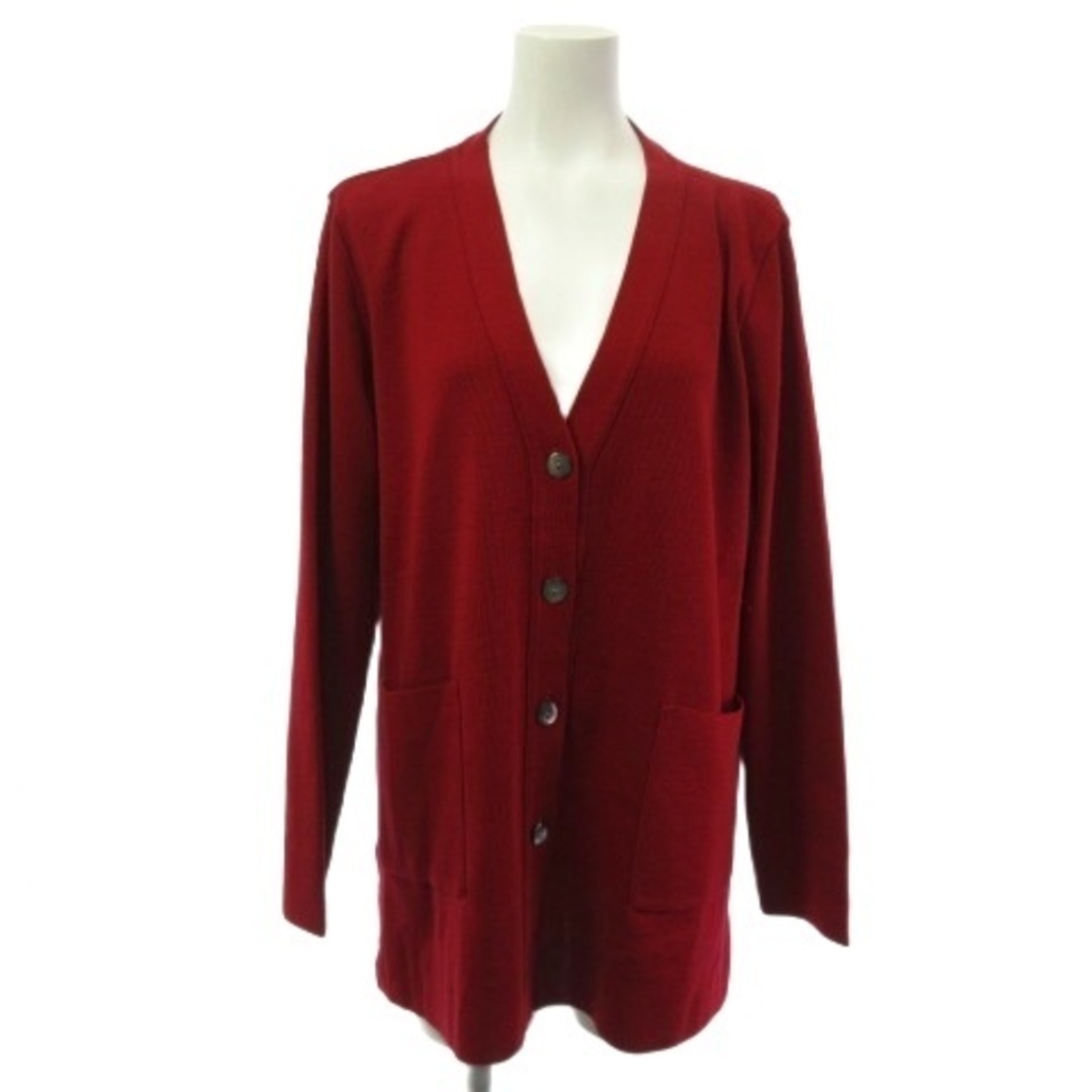 other(アザー)のセニノン Se ninon カーディガン 長袖 ベーシック 赤 レッド F レディースのトップス(カーディガン)の商品写真