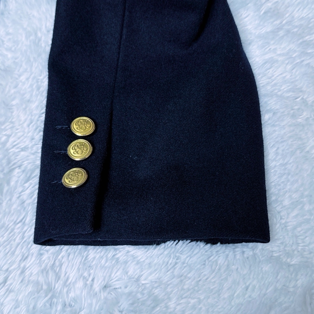 J.PRESS(ジェイプレス)のJ.PRESSジェイプレス 紺ブレ 金ボタン テーラードジャケット ネイビー L レディースのジャケット/アウター(テーラードジャケット)の商品写真