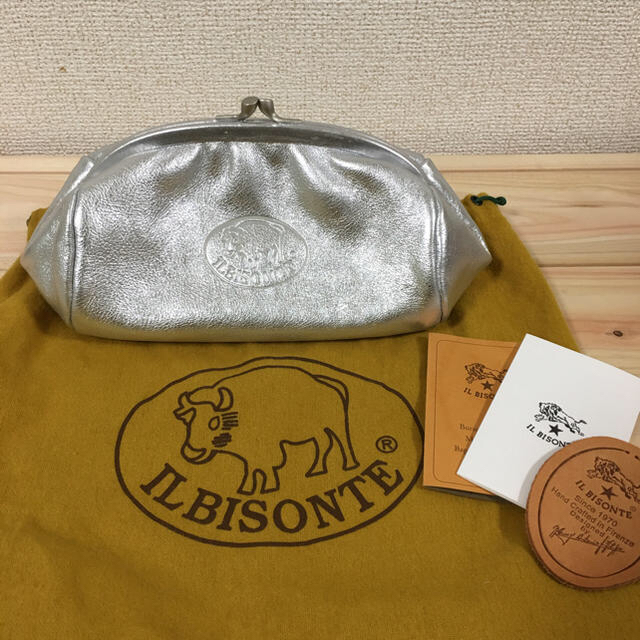 美品 レア イルビゾンテ 40周年 がま口 ポーチ 限定 保存袋つき ワッペン | フリマアプリ ラクマ