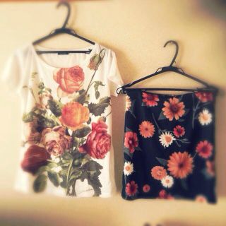 エモダ(EMODA)のEMODA 花柄セット(Tシャツ(半袖/袖なし))