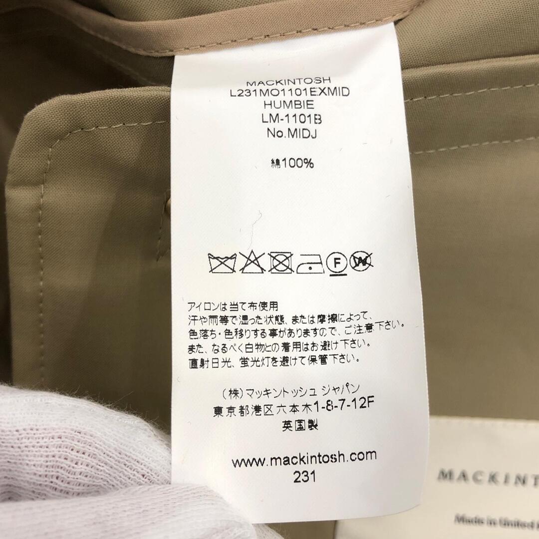MACKINTOSH(マッキントッシュ)の【姫路東店】 中古 Mackintosh | マッキントッシュ ×TOMORROWLAND ステンカラーコート HUMBIE L231MO1101EXMID ベージュ 【112】 レディースのジャケット/アウター(その他)の商品写真