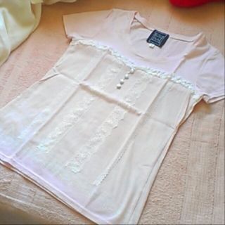 シンシアローリー(Cynthia Rowley)のレースTシャツ(Tシャツ(半袖/袖なし))