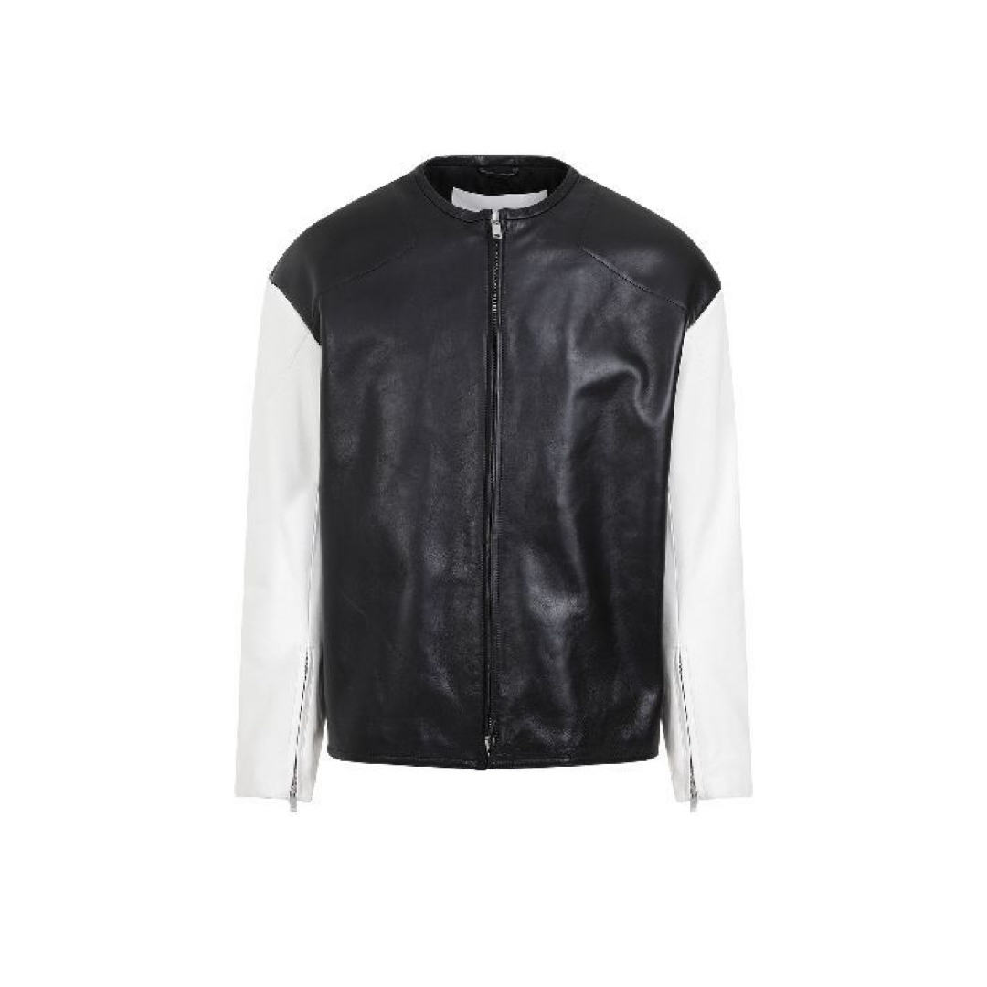 JIL SANDER(ジルサンダー)の【新品】Jil Sander ジルサンダー シングルライダース レザージャケット メンズのジャケット/アウター(ライダースジャケット)の商品写真