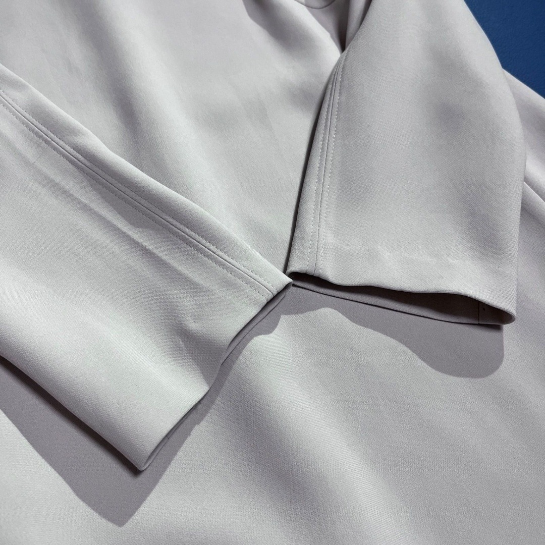 ANAYI(アナイ)のck43 ANAYI ストレッチクロス ワンピース フォーマル ロングワンピース ドレス スーツ バックボタン 2021SS アナイ 定価50,600円 レディースのワンピース(ロングワンピース/マキシワンピース)の商品写真