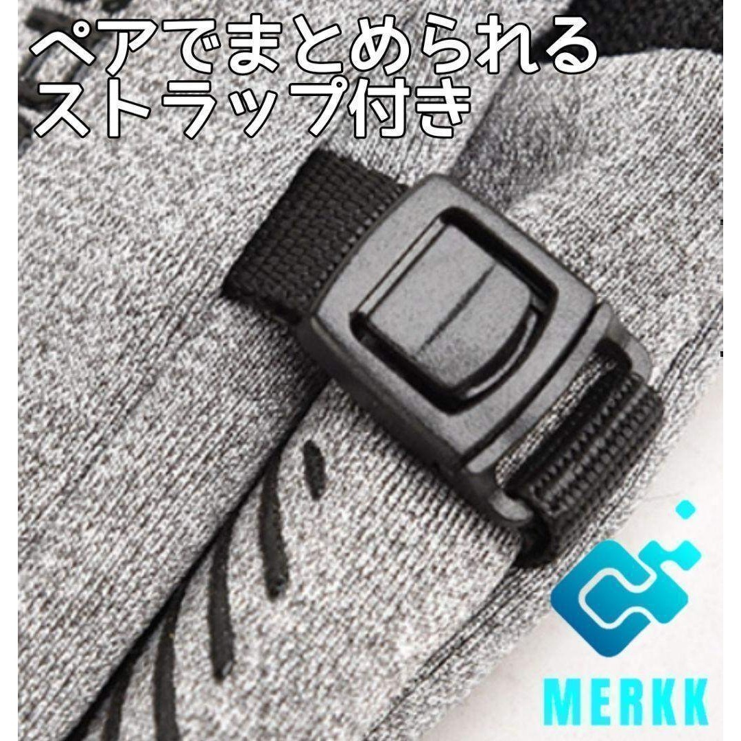 手袋 ネイビー グローブ スマホ タッチ メンズ 防寒 防風 フリース メンズのファッション小物(手袋)の商品写真