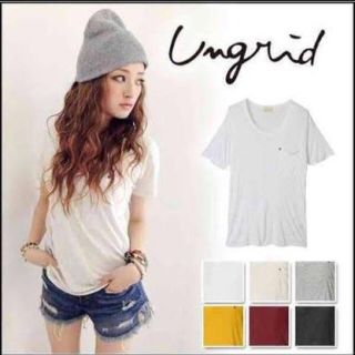 アングリッド(Ungrid)の新品タグ付き☆Basic tee(Tシャツ(半袖/袖なし))