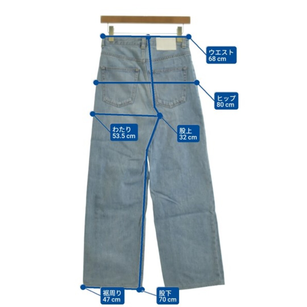 MACPHEE(マカフィー)のMACPHEE マカフィー デニムパンツ S 青 【古着】【中古】【送料無料】 レディースのパンツ(デニム/ジーンズ)の商品写真