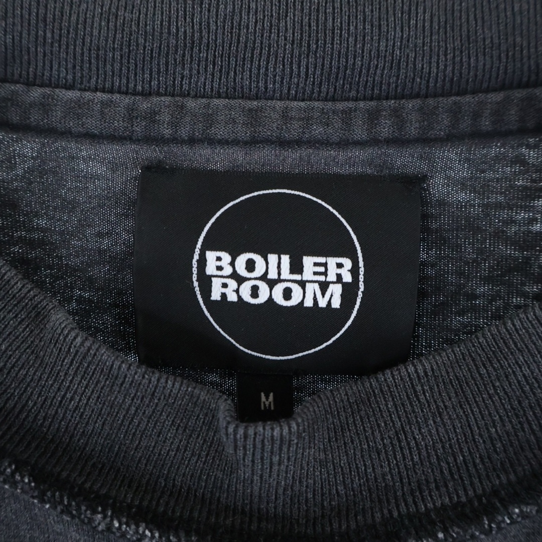 BOILER ROOM ボイラールーム BOILER ROOM TEE ボイラールーム ロゴプリント 半袖Tシャツ カットソー ブラック メンズのトップス(Tシャツ/カットソー(半袖/袖なし))の商品写真