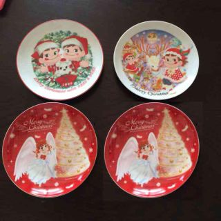 フジヤ(不二家)のペコちゃん クリスマス お皿(食器)