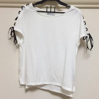 ウィゴー(WEGO)のリボン付トップス(Tシャツ(半袖/袖なし))