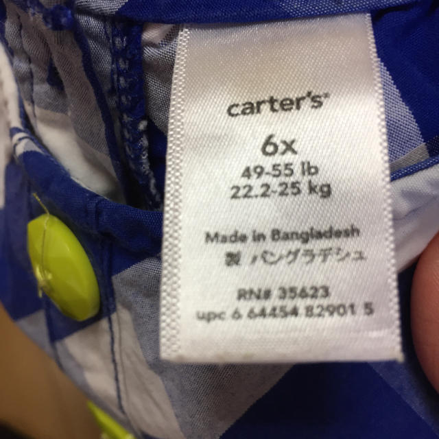 carter's(カーターズ)のcarter's ワンピース 6 キッズ/ベビー/マタニティのキッズ服女の子用(90cm~)(ワンピース)の商品写真